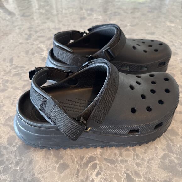 Crocs classic hiker clog Women’s Size 9 Men’s 7 Black Hiking Outdoors - Picture 3 of 8